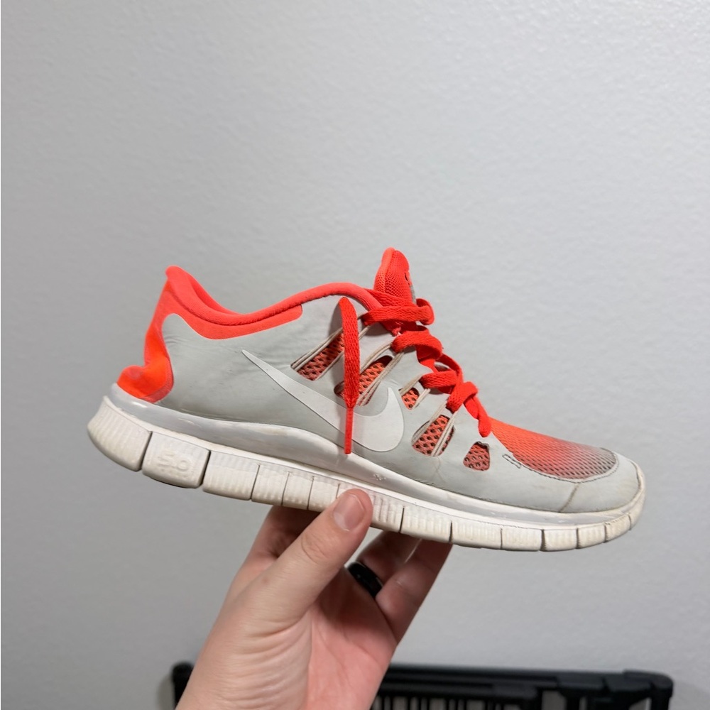 Nike free run orange